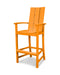 POLYWOOD Modern Adirondack Bar Chair in Tangerine image