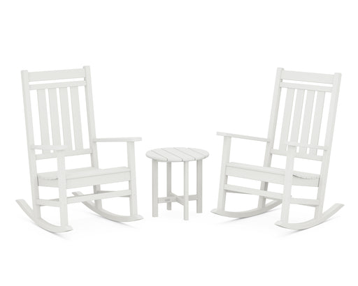 POLYWOOD Estate 3-Piece Rocking Chair Set in Vintage White image