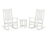 POLYWOOD Estate 3-Piece Rocking Chair Set in Vintage White image