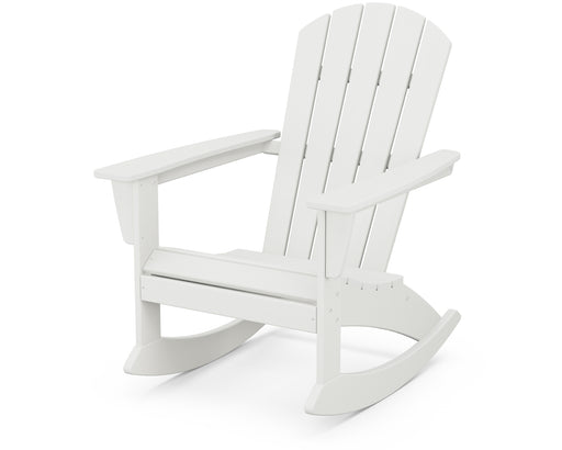 POLYWOOD Nautical Adirondack Rocking Chair in Vintage White image