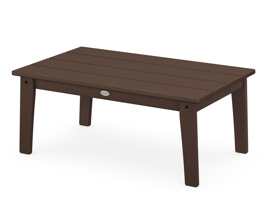 POLYWOOD Lakeside Coffee Table in Mahogany