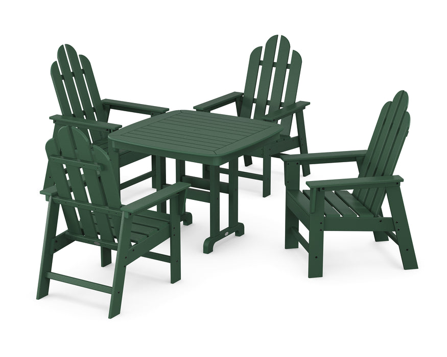 POLYWOOD Long Island 5-Piece Dining Set in Green image