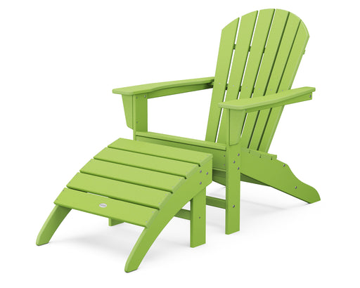 POLYWOOD South Beach Adirondack 2-Piece Set in Lime image