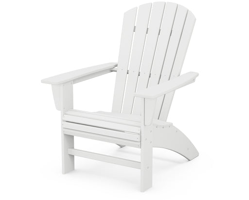 POLYWOOD Nautical Curveback Adirondack Chair in White image