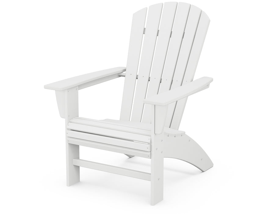 POLYWOOD Nautical Curveback Adirondack Chair in White image