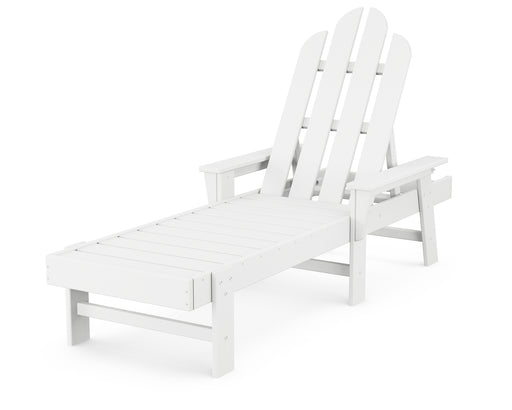 POLYWOOD Long Island Chaise in White image