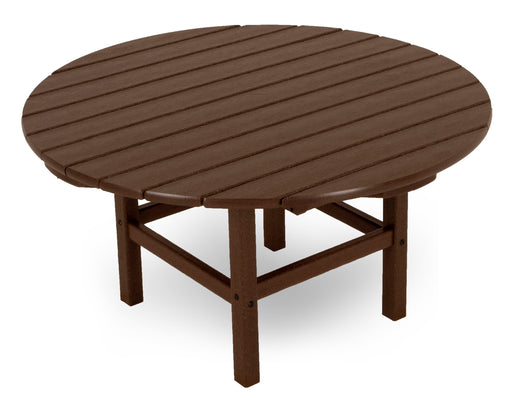 POLYWOOD Round 37" Conversation Table in Mahogany image