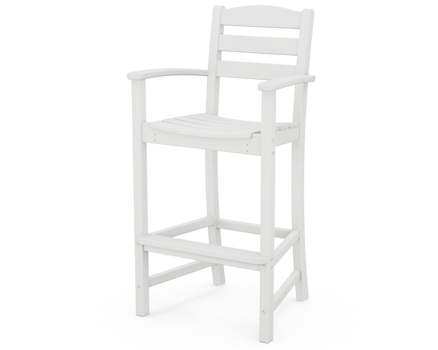 POLYWOOD La Casa Cafe Bar Arm Chair in White