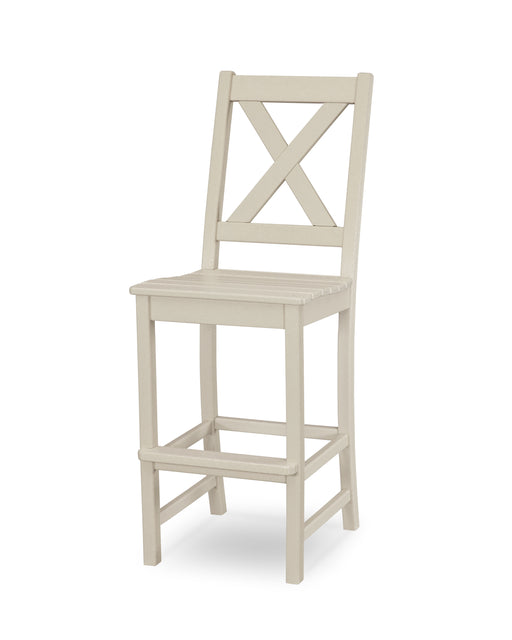 POLYWOOD Braxton Bar Side Chair in Sand image