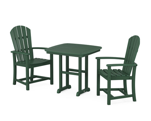 POLYWOOD Palm Coast 3-Piece Dining Set in Green image