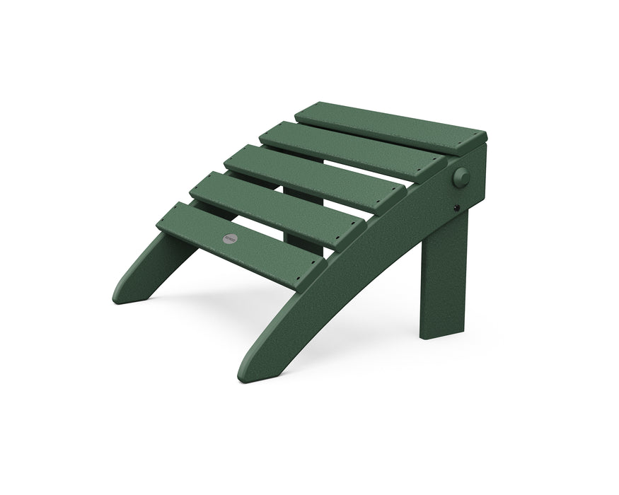 POLYWOOD Classic Adirondack Folding Ottoman in Green image