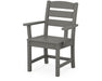 POLYWOOD Lakeside Dining Arm Chair in Slate Grey image