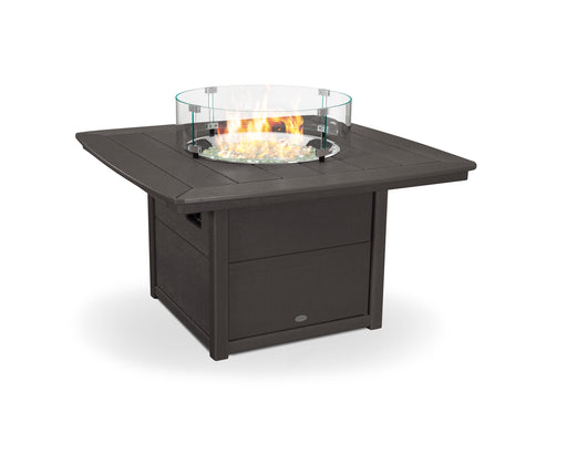 POLYWOOD Nautical 42" Fire Pit Table in Vintage Coffee image