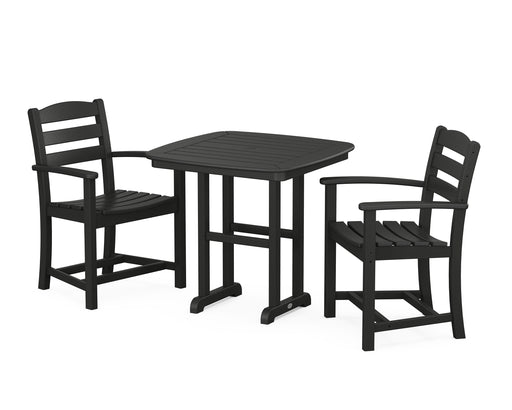 POLYWOOD La Casa Cafe 3-Piece Dining Set in Black image