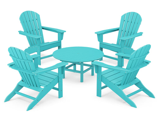 POLYWOOD South Beach 5-Piece Conversation Group in Aruba image