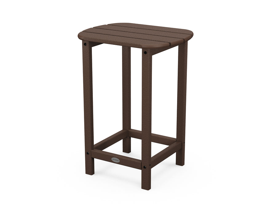 POLYWOOD South Beach 26" Counter Side Table in Mahogany image