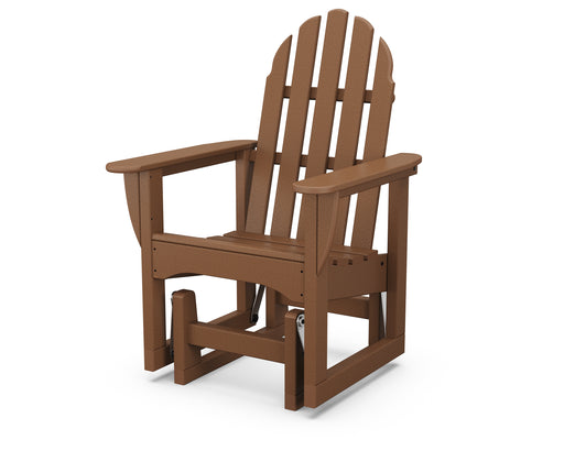 POLYWOOD Classic Adirondack Glider Chair in Teak image