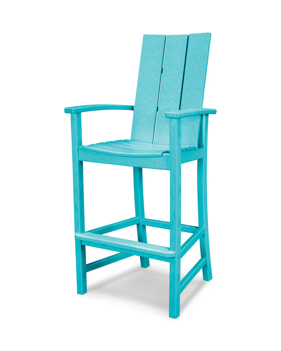 POLYWOOD Modern Adirondack Bar Chair in Aruba image