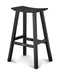 POLYWOOD Traditional 30" Saddle Bar Stool in Black image