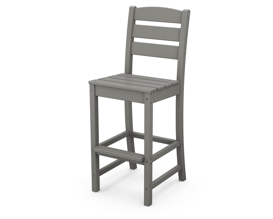 POLYWOOD Lakeside Bar Side Chair in Slate Grey