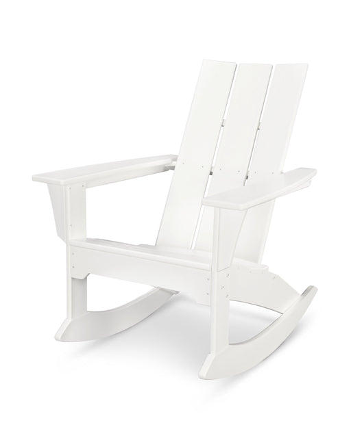 POLYWOOD Modern Adirondack Rocker in White image