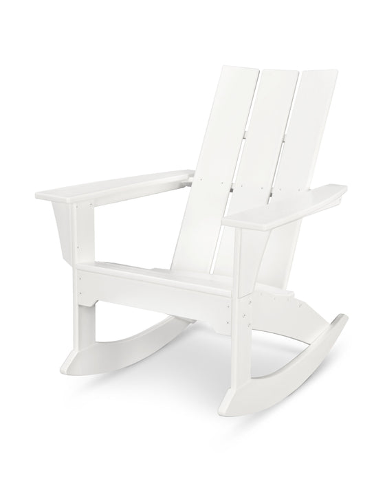 POLYWOOD Modern Adirondack Rocker in White image