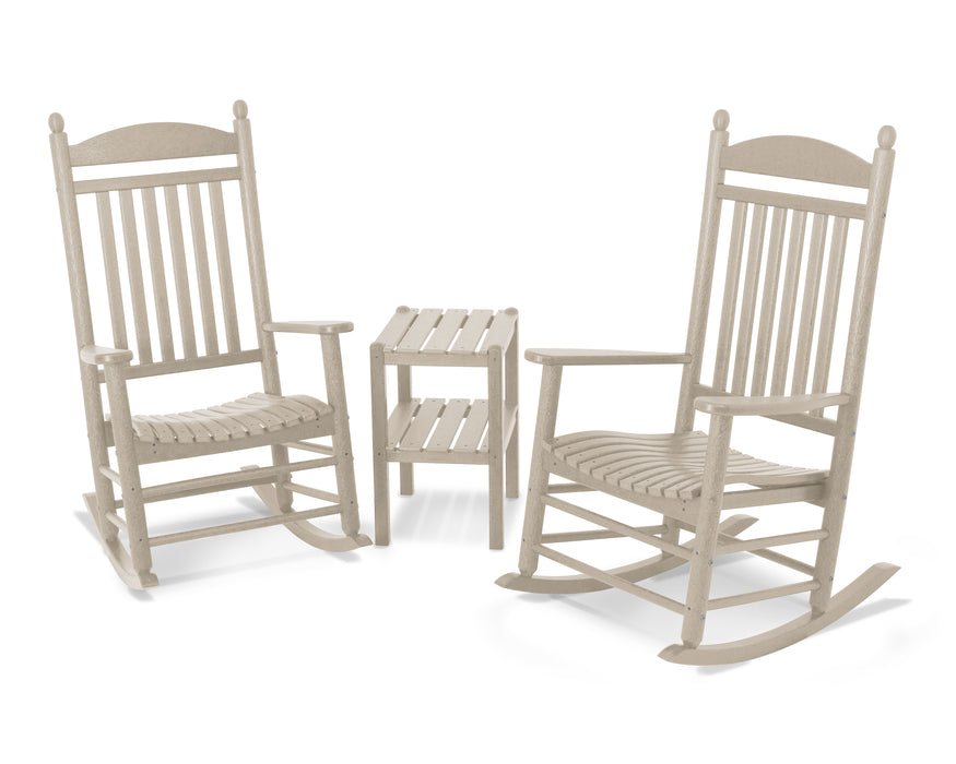 POLYWOOD Jefferson 3-Piece Rocker Set in Sand image