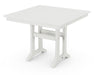 POLYWOOD Farmhouse Trestle 37" Dining Table in Vintage White image