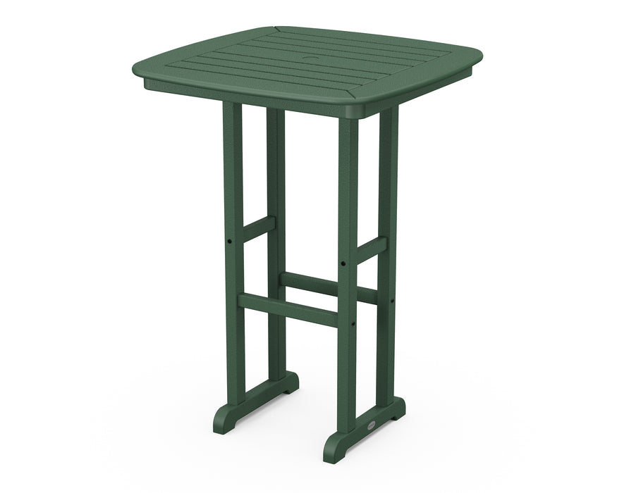 POLYWOOD Nautical 31" Bar Table in Green