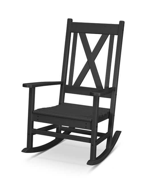 POLYWOOD Braxton Porch Rocking Chair in Black image