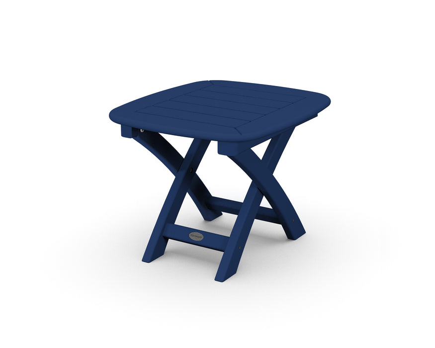 POLYWOOD Nautical 21" x 18" Side Table in Navy image