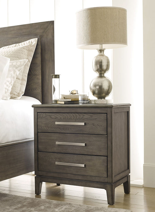 Kincaid Furniture Cascade Allyson 3 Drawer Nightstand in Sable