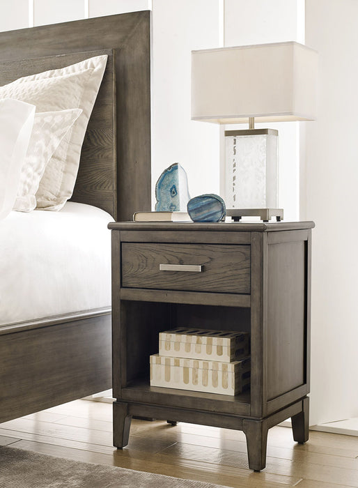 Kincaid Furniture Cascade Meghan 1 Drawer Nightstand in Sable