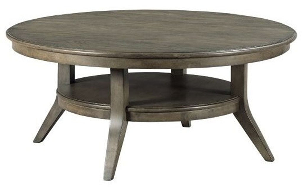 Kincaid Furniture Cascade Lamont Round Coffee Table in Sable