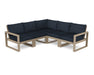 POLYWOOD EDGE 5-Piece Modular Deep Seating Set in Vintage Sahara / Marine Indigo image