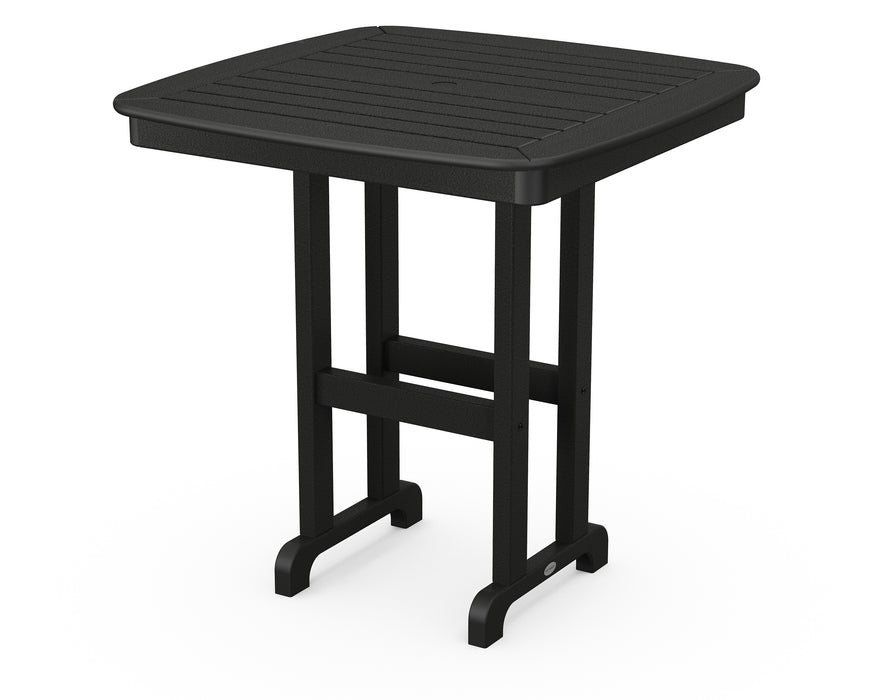 POLYWOOD Nautical 37" Counter Table in Black