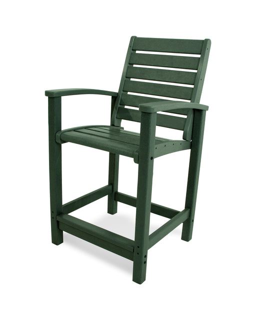 POLYWOOD Signature Counter Chair in Green image