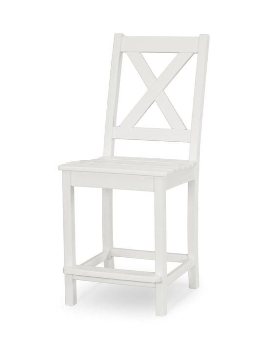 POLYWOOD Braxton Counter Side Chair in White image