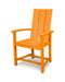 POLYWOOD Modern Upright Adirondack Chair in Tangerine image