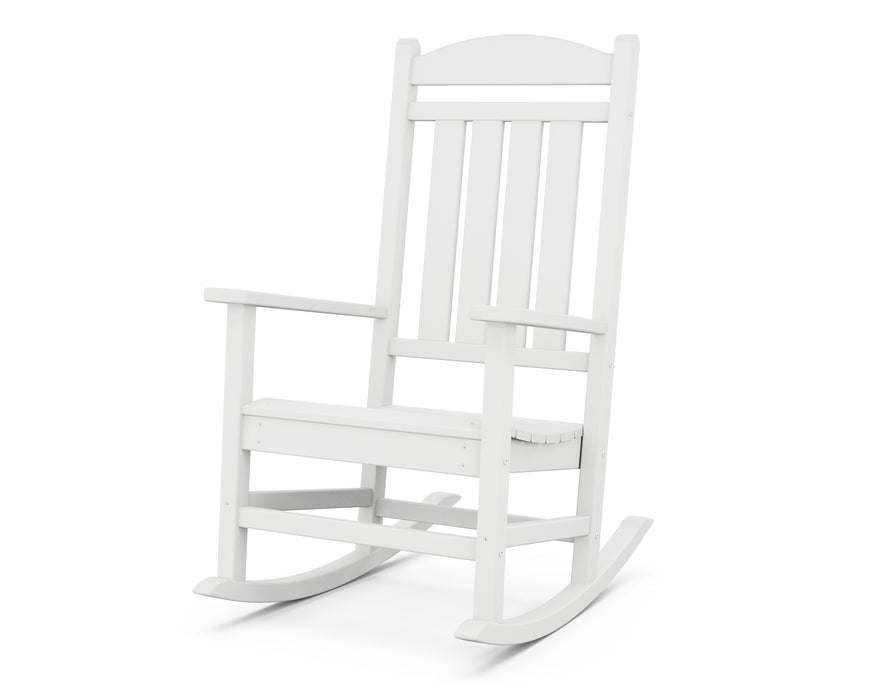 POLYWOOD Presidential Rocking Chair in White image