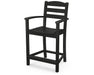 POLYWOOD La Casa Cafe Counter Arm Chair in Black image