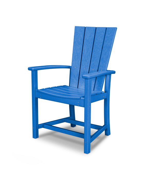 POLYWOOD Quattro Adirondack Dining Chair in Pacific Blue image