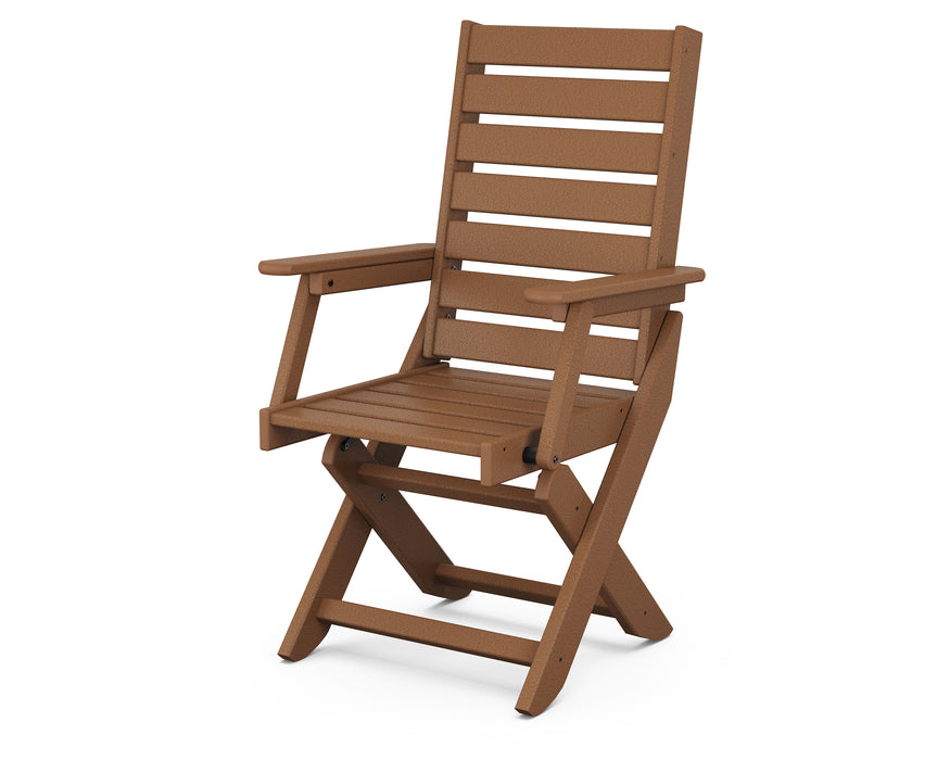 POLYWOOD Captain Dining Chair in Teak