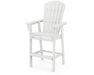 POLYWOOD Nautical Curveback Adirondack Bar Chair in Vintage White image