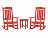POLYWOOD Presidential 3-Piece Rocker Set in Sunset Red image