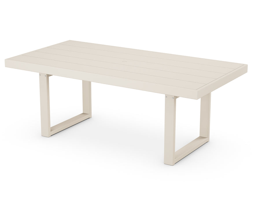 POLYWOOD EDGE 39" x 78" Dining Table in Sand image