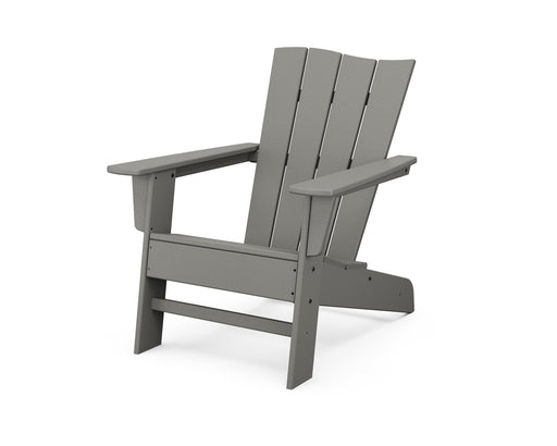 POLYWOOD The Wave Chair Left in Slate Grey image