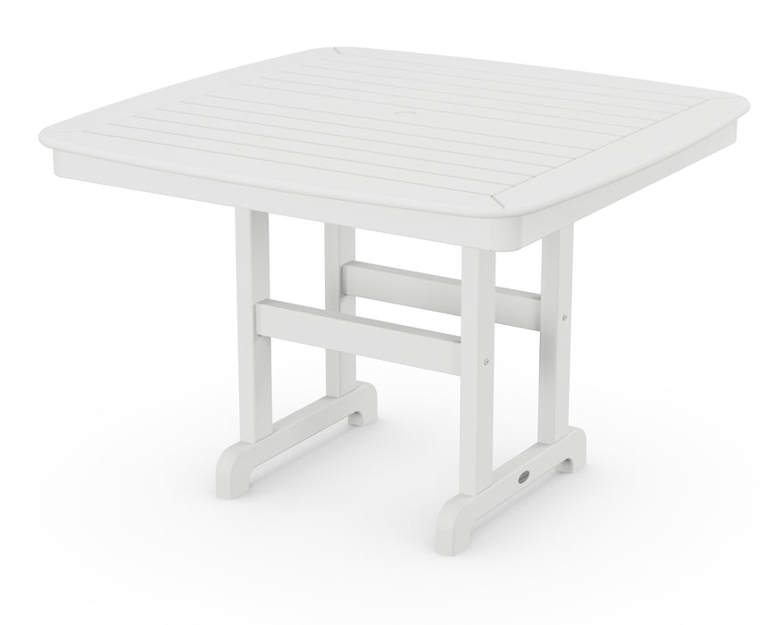 POLYWOOD Nautical 44" Dining Table in White image
