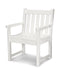 POLYWOOD Traditional Garden Arm Chair in White image