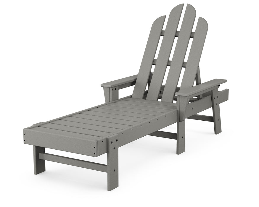 POLYWOOD Long Island Chaise in Slate Grey image